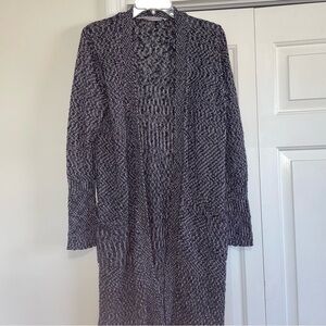 Athleta Charcoal Knit Cardigan